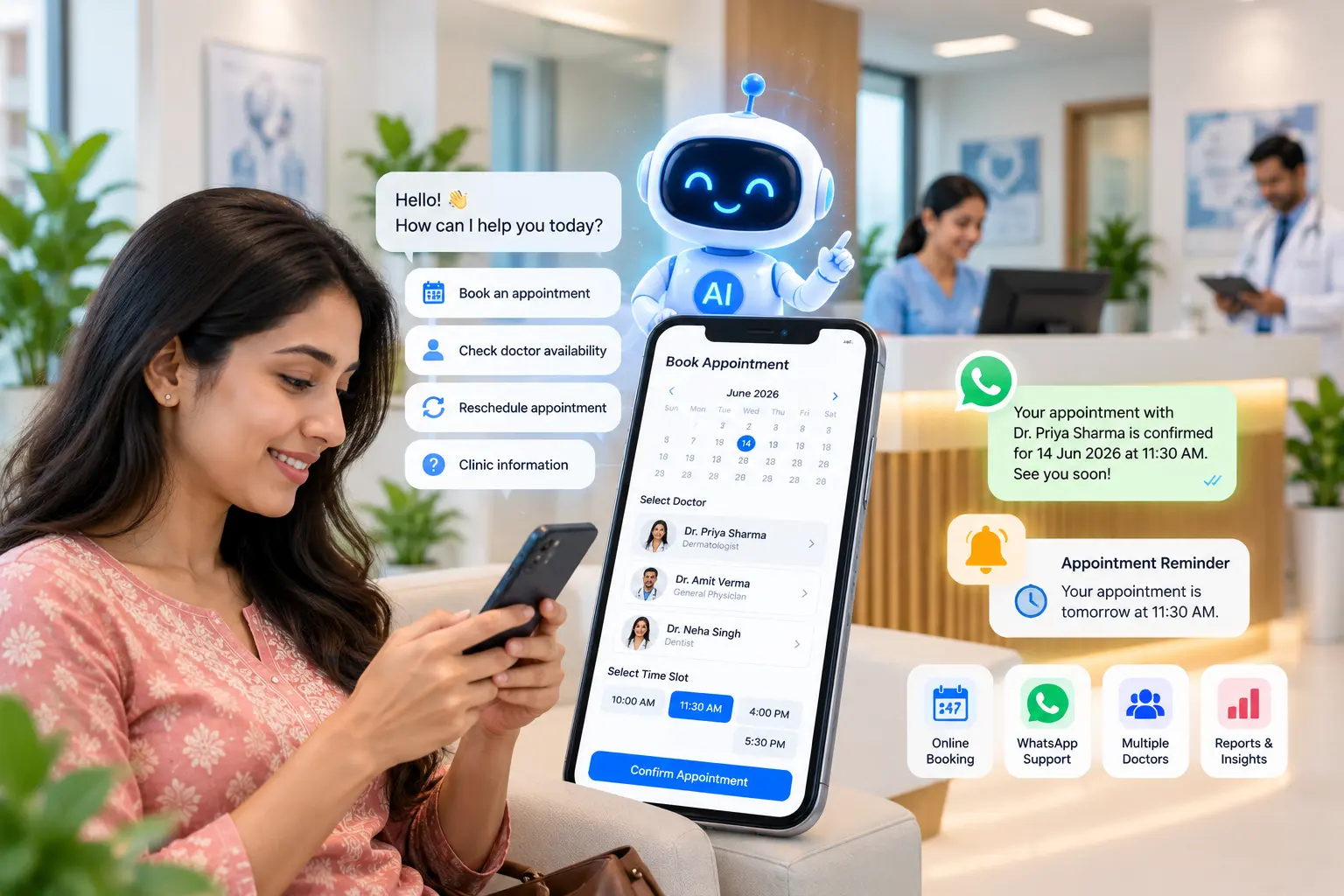 How AI Is Changing Appointment Management for Indian Clinics