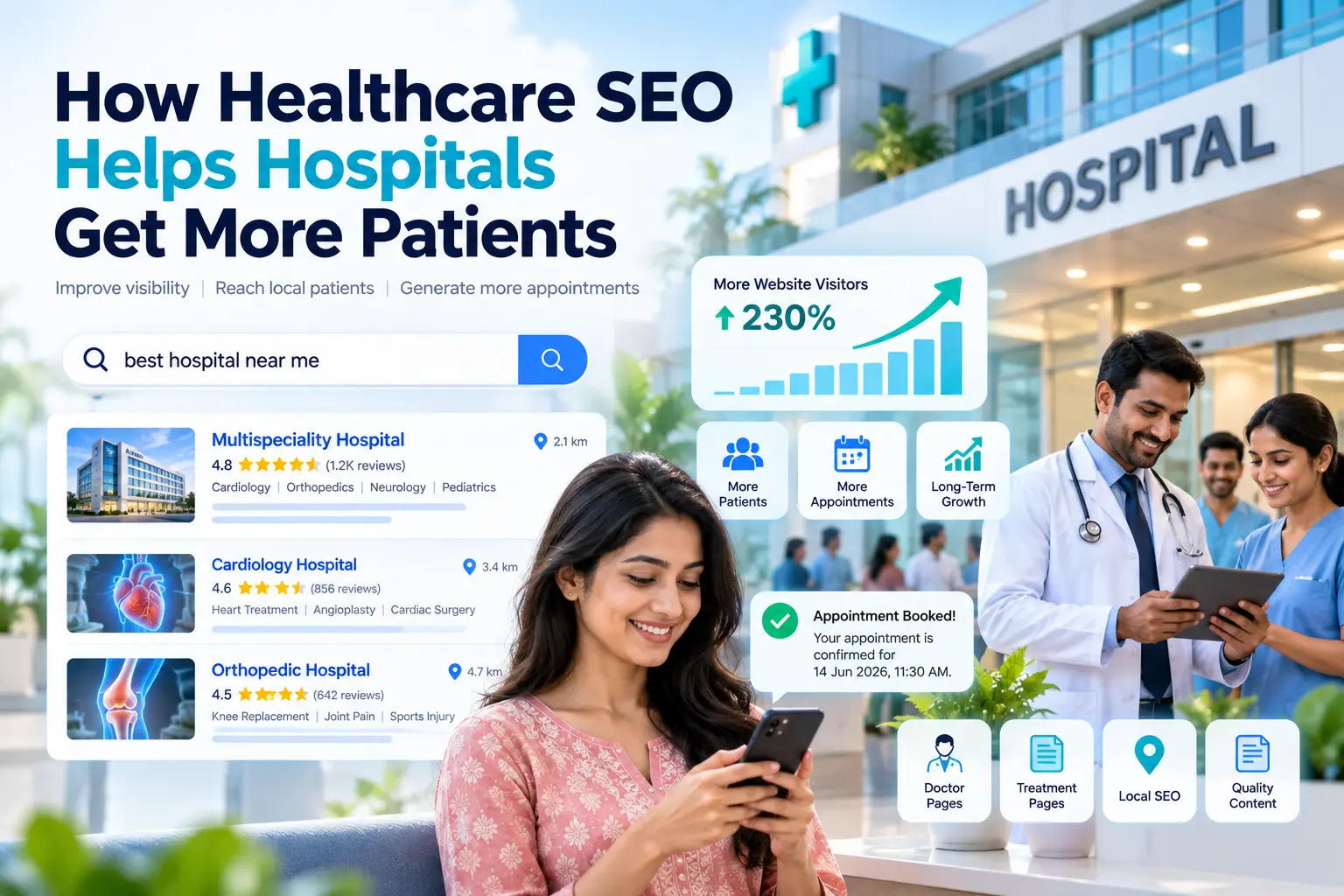 How Healthcare SEO Helps Hospitals Get More Patients